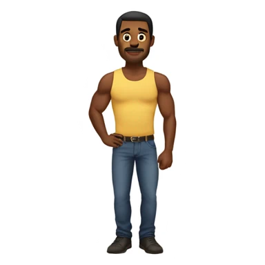 Homem musculoso sticker