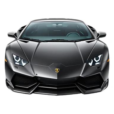 an emoji of a lamborghini sticker