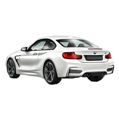 BMW s1 color blanco  sticker
