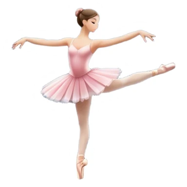 Icon for Ballet: a theater stage with silhouette of a ballerina in an elegant pose, surrounded by spotlight and stage lights. The icon should convey the grace and beauty of ballet, with focus on the dancer and the dramatic lighting. Transparent background. sticker