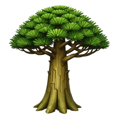 A Brazilian araucaria tree sticker