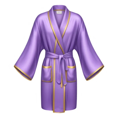 Light purple silk robe sticker