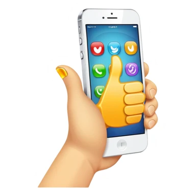 user friendly interface with thumbs up sticker