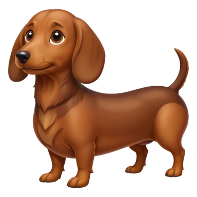 wiener dog sticker