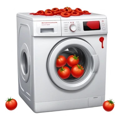 Rotten Tomatoes in a washing machine  sticker