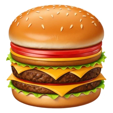 mcdonalds burger single patty sticker