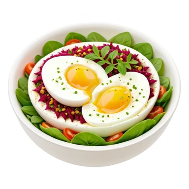Egg, Labneh and Sumac Salad Bowls
 sticker