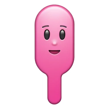 me haces un emoji con este simbolo ! de exclamación en rosa tipo 3d ? te paso el código de color FDD2EF sticker