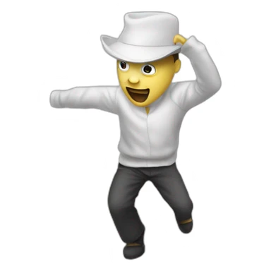 Danse Gabber white sticker