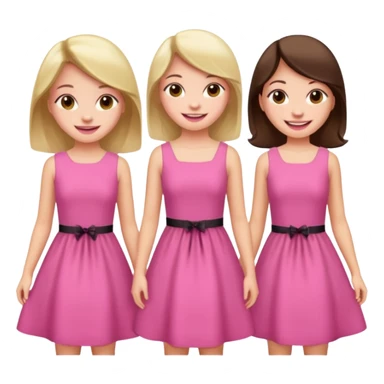 بنات ورديات sticker