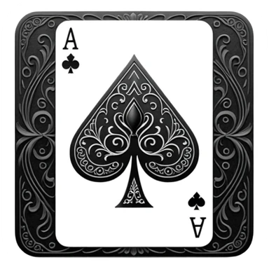 ace of spades sticker