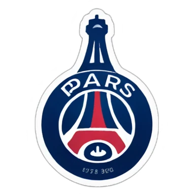 psg logo sticker