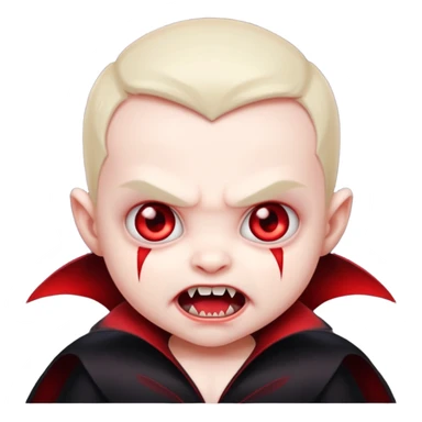 vampire baby sticker