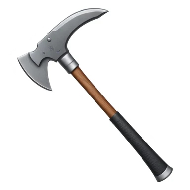 black metal climbing axe sticker