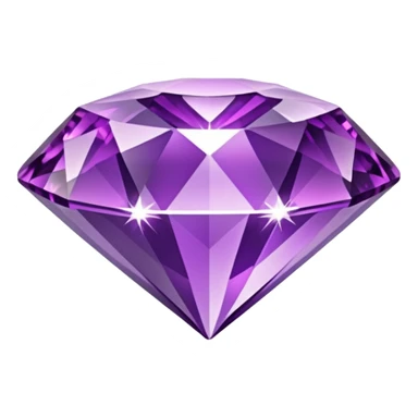 glitter purple crystal diamond sticker