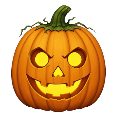 Rotten Halloween Pumpkin sticker