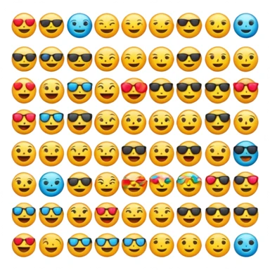  Colagem emoji astheric  sticker