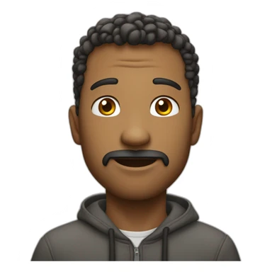 Homme levant les doigt vers le ciel sticker