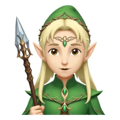 elves with staff sticker