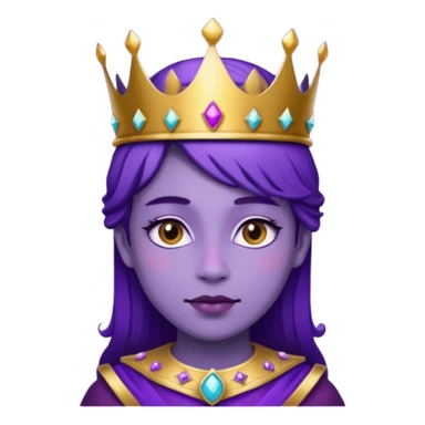 Purple royalty sticker