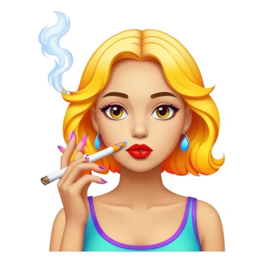 Girly 420 smoker sticker