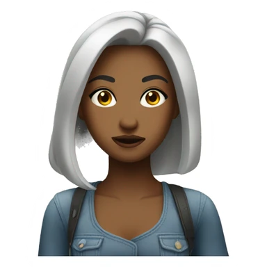 girl with sassy attitude sticker