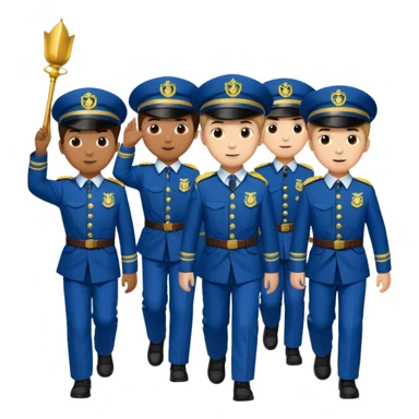 Boys brigade parade emcees sticker