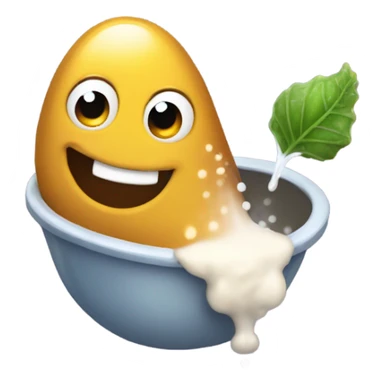 Slug  getting salt poured on it sticker