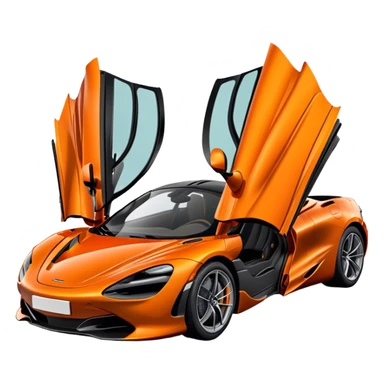 McLaren 720S - McLaren (Model Year: 2021) (Iconic colour: Orange) sticker