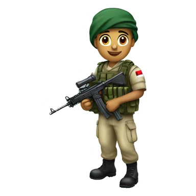 Palestinian armed forces sticker