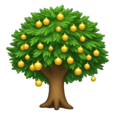 arbol navidad ecologico sticker