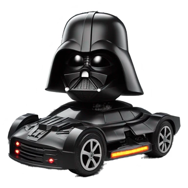 Darth Vader themed sporty Batman rc car  sticker