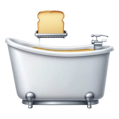 Toaster bathtub sticker