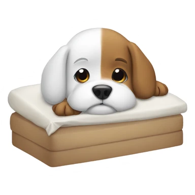 Chien malade sticker