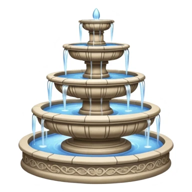 park Fountain sticker