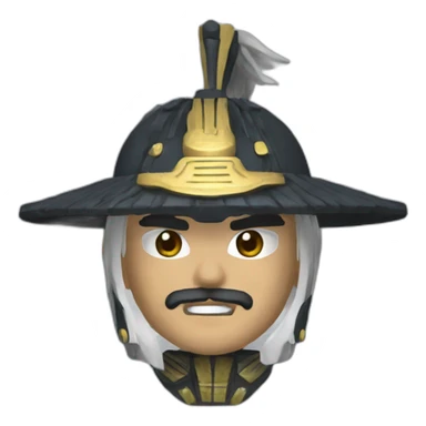 Raiden shogun sticker
