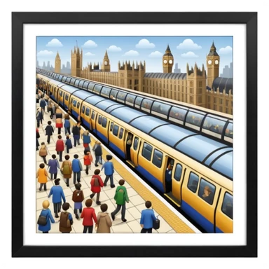 London underground sticker