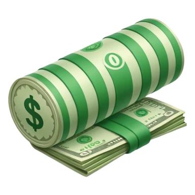 Money that is like a tube sticker