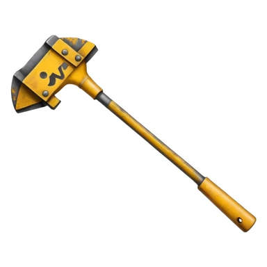 Double-ended coal mining pick sticker