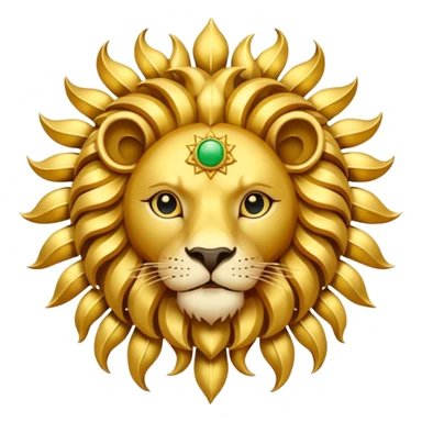 Iran lion sun sticker