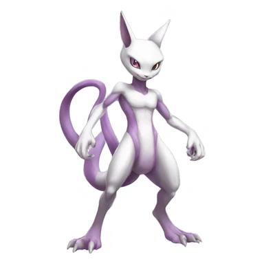 Anthro Mewtwo-Pokémon full body sticker