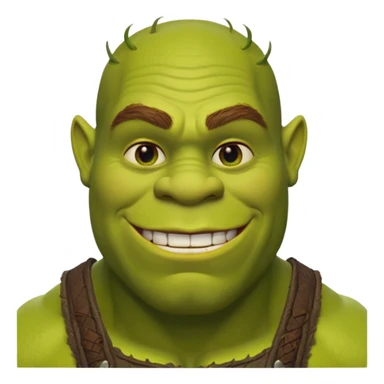 Полуголый шрек  sticker