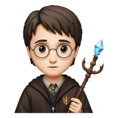 Harry Potter magical wand no kristal and sade sticker