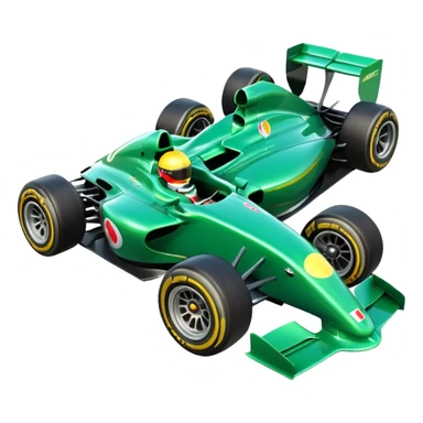 formula 1 green sticker