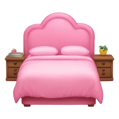 Pink bed sticker