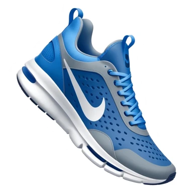 Tiburon con zapatos nike azules sticker