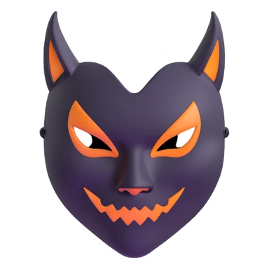 halloween mask sticker