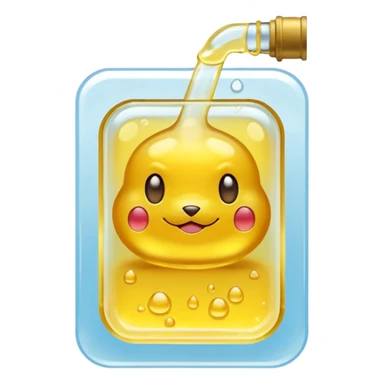 pokemon card made of piss sticker