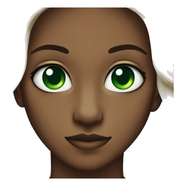 Black panther with green eyes sticker