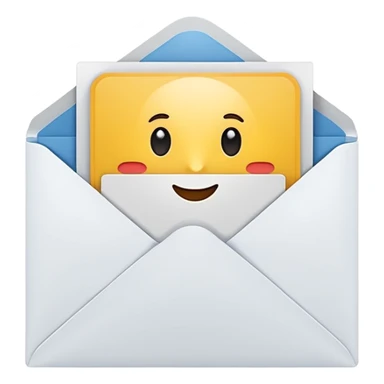 card with envelope sticker